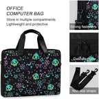 MNSRUU Laptop Bag for 15.6 inch Black Gothic Bats