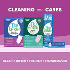 Tru Earth Compact Dry Laundry Detergent - Up to 128 Loads (64 Sheets) - Paraben-Free - Original Eco-Strip Liquidless Detergent, Travel - Lilac Breeze | Packaging May Vary