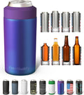 Frost Buddy Universal Buddy Can Cooler - Fits All - For Regular 12 & 16 oz or Slim-Size Bottles - Insulated Double-Walled Stainless Steel