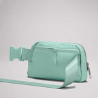 YOSHUYUKI Fanny Pack Crossbody Bag Trendy Waterproof Small Cross Body Purse for Women Men Fashion Waist Packs Mini Belt Pouch Chest Bum Hip Bag Lulu Dupes for Travel Vacation Running Matcha Cream