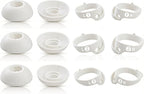 6 Pairs Replacement Ear Tips for Bose QuietComfort Ultra Earbuds (2023) & Bose QuietComfort Earbuds II (2022) - Anti-Slip Silicone Wingtip Covers Eartip-White