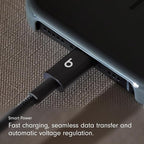 Beats USB-A to USB-C Woven Cable 2 Pack Fast Charging Durable/Tangle-Free Compatible Charger for Apple & Android Devices (1.5 m, 5 ft) - Bolt Black