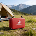 First Aid Kit - Smart Compartments Medical Kit with EVA Hard Shell, Large Capacity for Various Emergency Supplies, Emergency Kit for Home, Car, Travel, Businesses, Camping, Hiking, Outdoor Emergencies