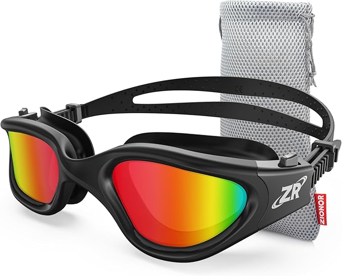 ZIONOR Swim Goggles, Upgraded G1 Polarized Swimming Goggles Anti-Fog for Adult Men Women