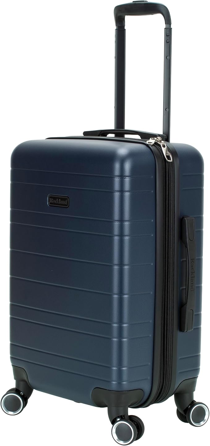 Rockland Palm Beach Hardside 20" ABS Carry On, Navy