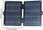 Folding Solar Charger – 40W 18V ETFE Panel, Portable Outdoor Phone Power Bank | Lightweight Compact Design, Efficient Solar Energy Collection for Camping Hiking Travel