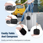 Cirorld Neck Pillow for Traveling, Travel Pillows for Airplanes,100% Pure Memory Foam Travel Neck Pillow, Adjustable Flight Pillow, Portable Plane Accessories with Eye Mask, Earplugs, Carry Bag