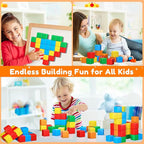 KAEILORU Magnetic Blocks for Kids Ages 3-5 4-8 Magnetic Building Blocks for Toddlers Magnet Cubes Sensory Creative Learning Toys Gift for Kids 3 4 5 6 7+Year Old Boys Girls Birthday