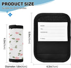 Qilmy Fresh Style Floral Fragments Luggage Handle Wrap 2Pack Luggage Identifiers Tag Comfort Handle Grips Cover for Stroller Suitcase Bag Airplane Travel Accessories1502