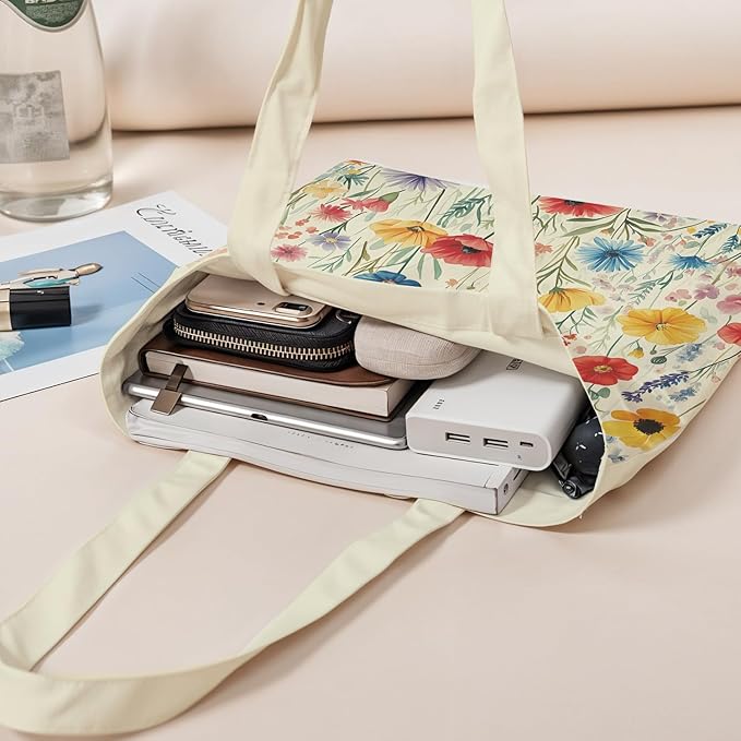 ANNA QUEEN Cat Tote Bag Shoulder Bag Handle Bag for Gym Yoga Picnic Beach Kitchen Reusable