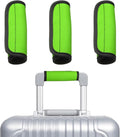 uxcell 3 Pcs Luggage Handle Wrap for Suitcase, Neoprene Handbag Grip Cover Protector Luggage Identifiers Suitcase Handle Wraps for Luggage Shopping Bag Travel Bags, Fluorescent Green