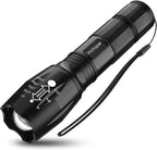 Victoper LED Flashlight 1 Pack, Bright Tactical Torch High Lumens with 5 Modes, Waterproof Zoomable Flash Light for Outdoor, No Battery Included