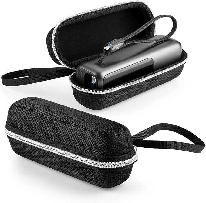 for Anker 25,000mAh Laptop Power Bank Compact Travel Case, EVA Protective Storage Box with Hand Strap Compatible with Anker Zolo A1695 Power Bank 25K 165W (Black Case Only)