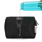 Narwey Travel Cosmetic Bag Organizer Toiletry Bag Make Up Bags with Compartments for Women Girls (Large, Black)