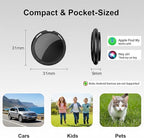 No Subscription GPS Tracker for Vehicles Work with Find My(iOS Only) Real-Time Mini Tracker Tags Global Coverage Hidden Car Location Tracking Tags Device with Magnetic Case No Monthly Fee Required