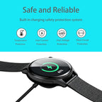 Compatible with Google Pixel Watch 3/Pixel Watch2 Chargers, 2 USB-A Type-C Ports,3.3 feet/100 Smart Watch Charging Cable Adapter, Accessories for Fitbit Ace LTE/Versa 3/Versa4 (2, Black White)