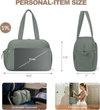 SYTRAH Gym Bag for Women, Lightweight Workout Duffle Bag with Shoe & Wet Separation for Gym, Yoga, Travel & Overnight, Stylish Sports Bag with Adjustable Shoulder Strap Green