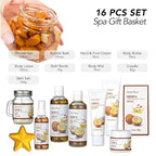 Mothers Day Gifts for Women, 26Pcs Coconut Honey Almond Spa Gift Basket for Women & Men Spa Gift Bask,Spa kit Bath and Body Basket Set, Large Home Spa Kit, Relaxing Self-Care Birthday Bridal Shower