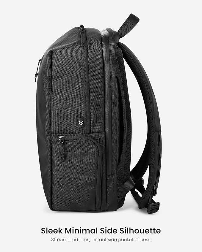 NEXUS 23L Ergonomic Laptop Backpack for Men Women, Fits 16" MacBook, TSA Friendly Anti-Theft Water Resistant, Professional Business Office Bag for Daily Commute and Short Trip
