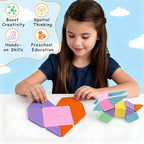 Magnetic Tiles,60PCS Magnetic Building Blocks with Metal Storage Box,Magnetic Tiles for Kids Ages 3+,Magnet Tiles for Boys & Girls(Macaron)