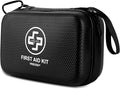VRIEXSD Premium First Aid Kit, 320 Piece Waterproof Hard Shell Eva First Aid Kit for Home, Camping, Cars, Hiking, Travel, Businesses & Outdoor Emergencies - Emergency Medical Kits (Black)