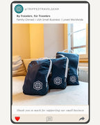 Compression Packing Cubes for Travel, 6-Piece Lightweight Packing Cubes Set for Carry-On Luggage & Backpacks – TRIPPED Travel Gear (Navy Blue and White)