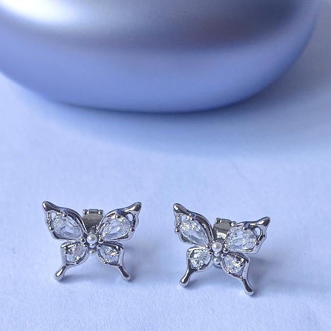 Bow Rhinestone for Clip on Earbuds Open Ear Accessories, Elegant Zirconia Decorative Earphone Accessories, Removable Exquisite DIY Decoration