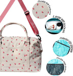 ESVAN Travel Tote Duffel Gym Bag,Weekender Overnight Carry-on Tote Crossbody Bag with Wet Pocket and Trolley Sleeve Upgraded