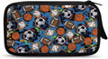 Soccer Travel Cord Organizer Cases Electronics Organizers Travel Case Large Tech Pouch Storage Bag Travel Bag Cable Organizer fits Phone Earphone Charger SD Card