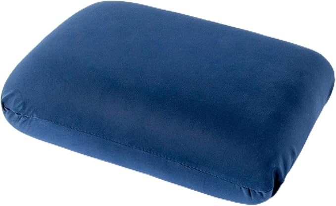 RAINFLOW Memory Foam Pillow - Ergonomic Neck & Back Support Pillow for Sleeping, Travel, Relaxation, Soft & Comfortable Pillow for Long Trips and Lounging