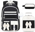 DIGOBAY Backpack for Girls, 3PCS Girls Backpack for School with Lunch Bag Pencil Case, Cute Kids Teens Bookbag for Kindergarten Elementary Preschool Middle School