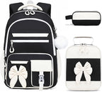 DIGOBAY Backpack for Girls, 3PCS Girls Backpack for School with Lunch Bag Pencil Case, Cute Kids Teens Bookbag for Kindergarten Elementary Preschool Middle School
