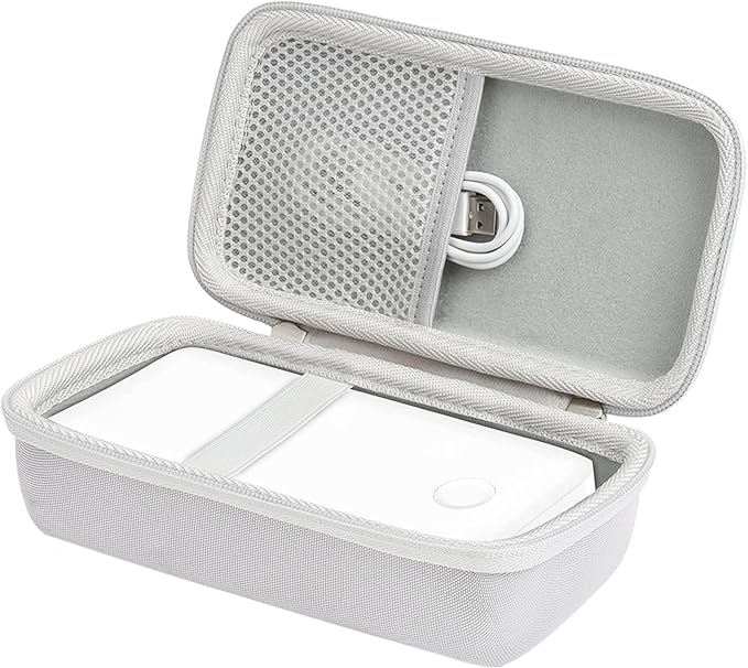khanka Hard Travel Case Replacement for Anker 347 Power Bank (PowerCore 40K), 40,000mAh Battery Pack, Case Only (White)