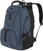 SWISSGEAR 1900 ScanSmart TSA Laptop Backpack Fits 17 Inch Laptop with RFID Protection and Tablet Pocket, Blueberry, 19-Inch