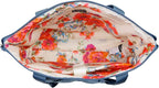 Jessica Simpson Countryside 3-Piece Set (21", Tote & Weekender) Expandable 8-Wheel Spinner Large Checked Luggage Suitcase, Oceanview