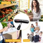 Digital Luggage Scale for Travel Essentials, Portable Handheld Digital Hanging Weight Scales for Travel Suitcase Hanging Postal Baggage, 50kg/110lb, Battery Included