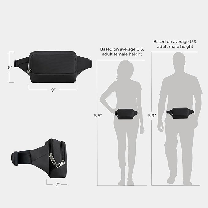Travelon Anti-Theft Classic Waist Pack