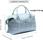 ESVAN Travel Tote Duffel Gym Bag,Weekender Overnight Carry-on Tote Crossbody Bag with Wet Pocket and Trolley Sleeve Upgraded
