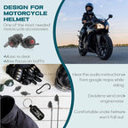 Motorcycle Ear Plugs for Wind Noise Reduction, 2 Pairs Reusable Motorcycle Accessories - Moto Earplugs, Soft Comfortable Hearing Protection for Motorbike, Touring, Racing, Riding - 25dB, Biker Gifts