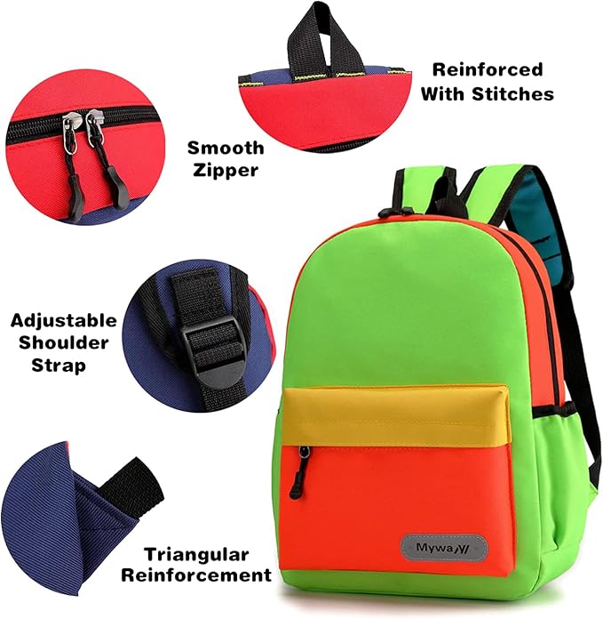 13 inch Kids Preschool Toddler Backpack Cute Cool Lightweight Daypack For Boys and Girls