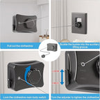 Retractable Clothesline Indoor Outdoor, 16.7 Ft Heavy Duty Wall Mount Automatic Retracting Clothes Lines for Laundry Room, Bathroom & Travel Rv
