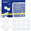 Ear Plugs for Sleeping, 16 Moldable Noise Cancelling Silicone Earplugs for Swimming, Snoring, Sleep and Studying, White