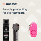 Mace Personal Safety Alarm - Loud 130db Siren, Built in Emergency Whistle, Easy On/Off Push Button Activation, Batteries Included, Personal Alarm for Women & Men - Neon Pink
