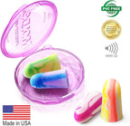 MOLDEX Soft Foam Earplugs Softies® Ear Plugs for Sleeping, Snoring, Work, Travel, Shooting -33dB Highest NRR Made in USA (Multi Color, 60 Pairs)