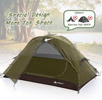 Forceatt Camping Tent 2 Person, Backpacking Tent Waterproof & Windproof, Ultralight Instant Tent with Rain Fly for Camping, Hiking, Outdoor