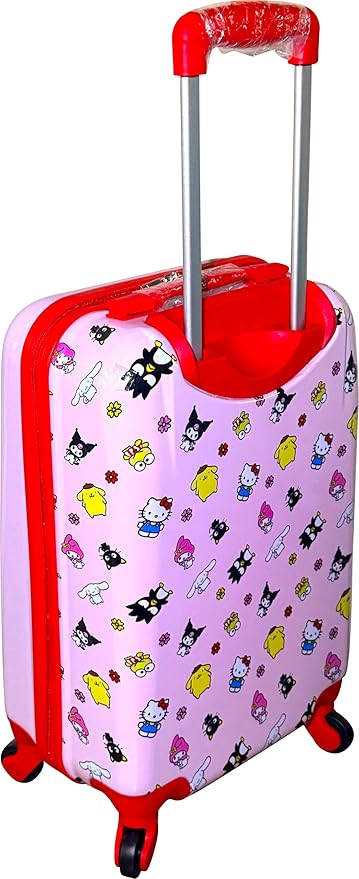 Fast Forward Kids Licensed Hard-Side 21" Spinner Luggage Lightweight Carry-on Suitcase Hello Kitty I