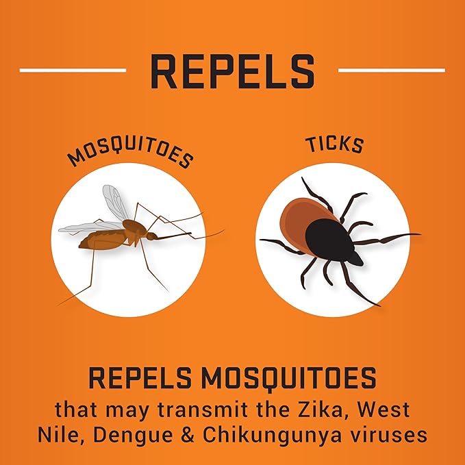 Repel Insect Repellent Sportsmen Max Formula 40% DEET 6.5 Ounces, Aerosol, 6 Pack