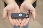 Original Defense® Siren Self-Defense Alarm - 130 dB Keychain Alarm with LED Strobe Light for Women, Children, and Elderly - Police Recommended - (Legacy Black, 1 Count)