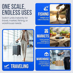 50kg/10g Portable Luggage Scale Digital Mini Fish Hook Hanging Scale Electronic Weight Scale for Travel Household Outdoor Weighing