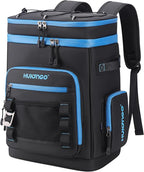 Hulongo Large Waterproof Insulated Cooler Backpack for Men & Women, Leak Proof Cooler Backpack for Camping, Beach, Fishing, Picnic, Travel, Outdoor, 30L, 48Cans
